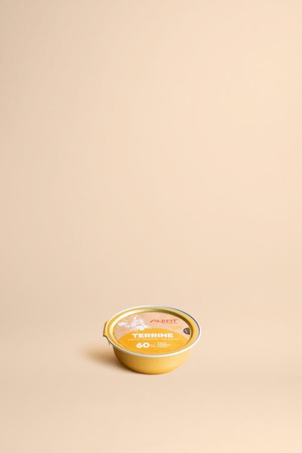 Terrine für Katzen mit Lachs